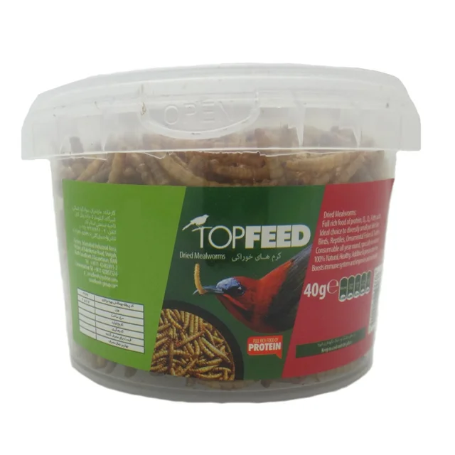 غذای پرنده تاپ فید مدل Meal Worm وزن 40 گرم-1.webp
